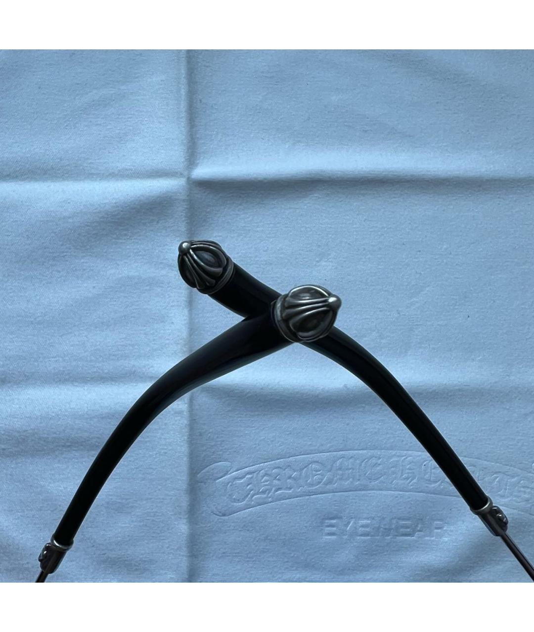 CHROME HEARTS Серебряные металлические солнцезащитные очки, фото 8