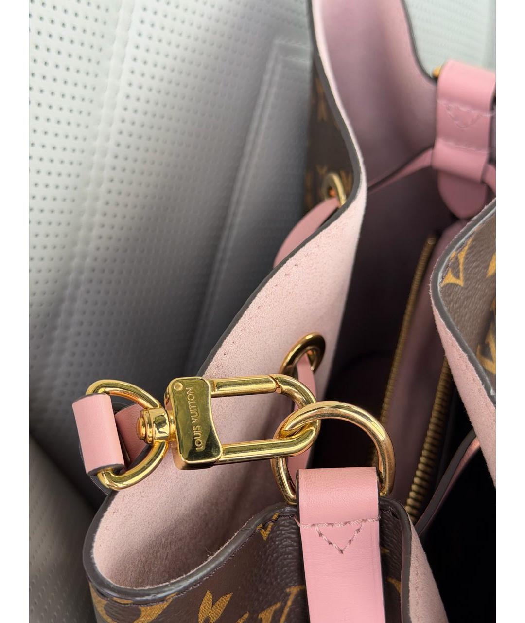 LOUIS VUITTON Коричневая сумка через плечо из канвы, фото 8