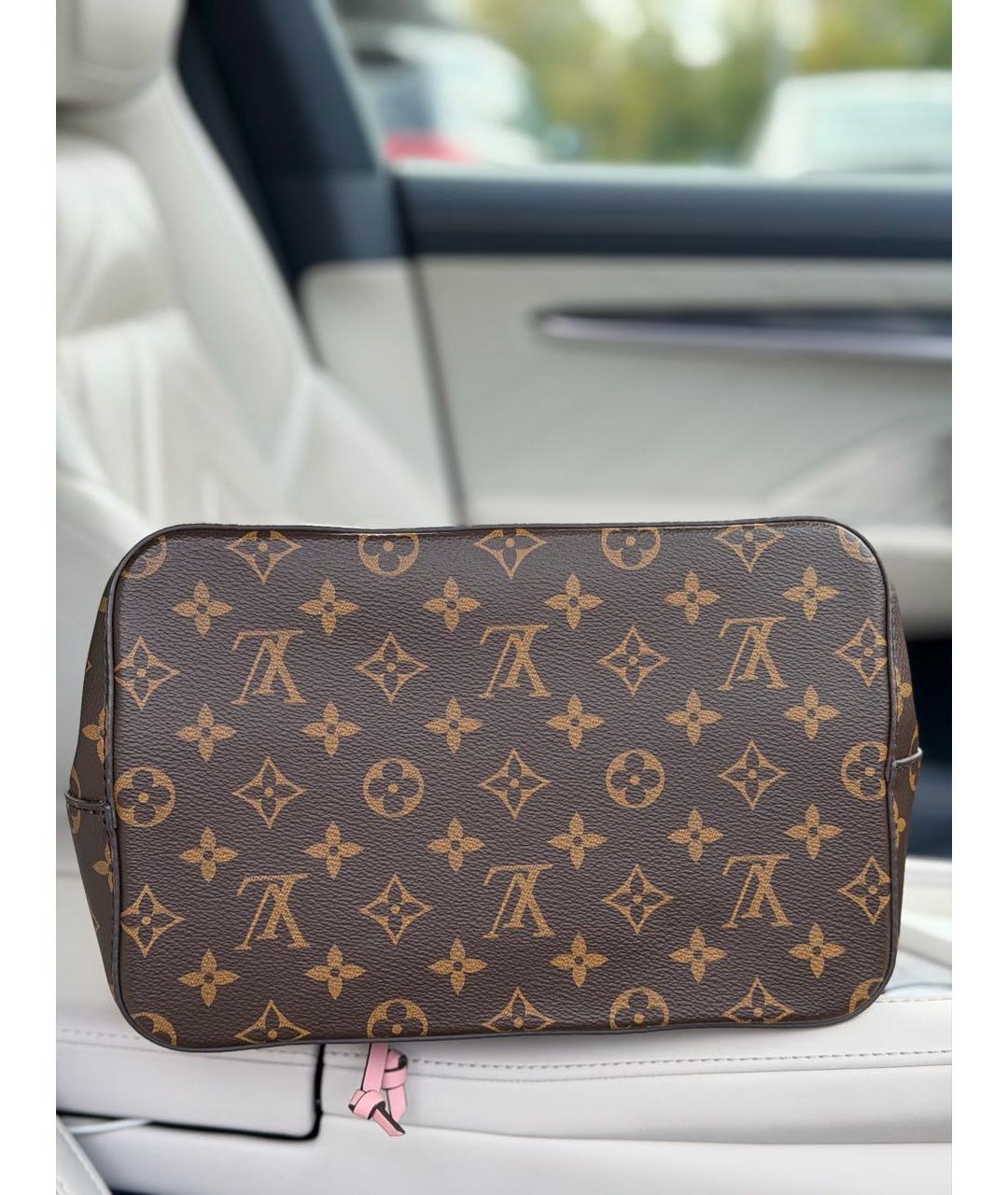 LOUIS VUITTON Коричневая сумка через плечо из канвы, фото 5