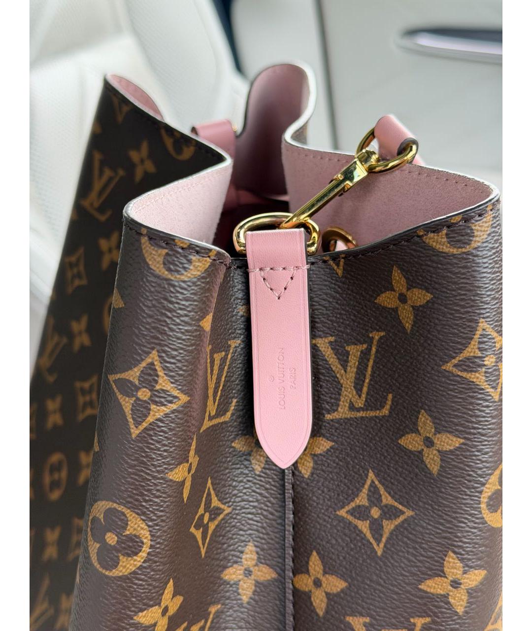 LOUIS VUITTON Коричневая сумка через плечо из канвы, фото 6