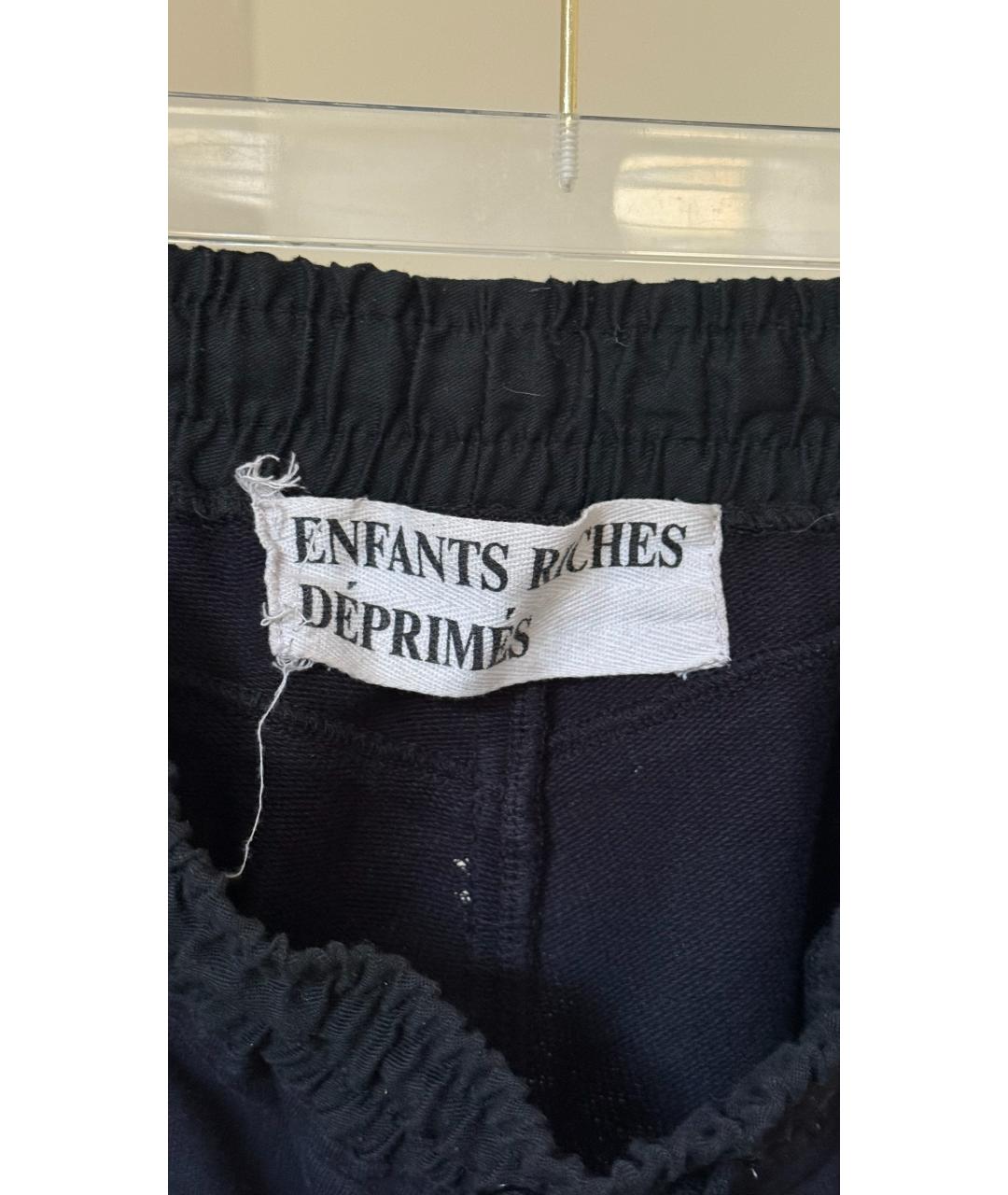 Enfants Riches Déprimés Черные хлопковые спортивные брюки и шорты, фото 5