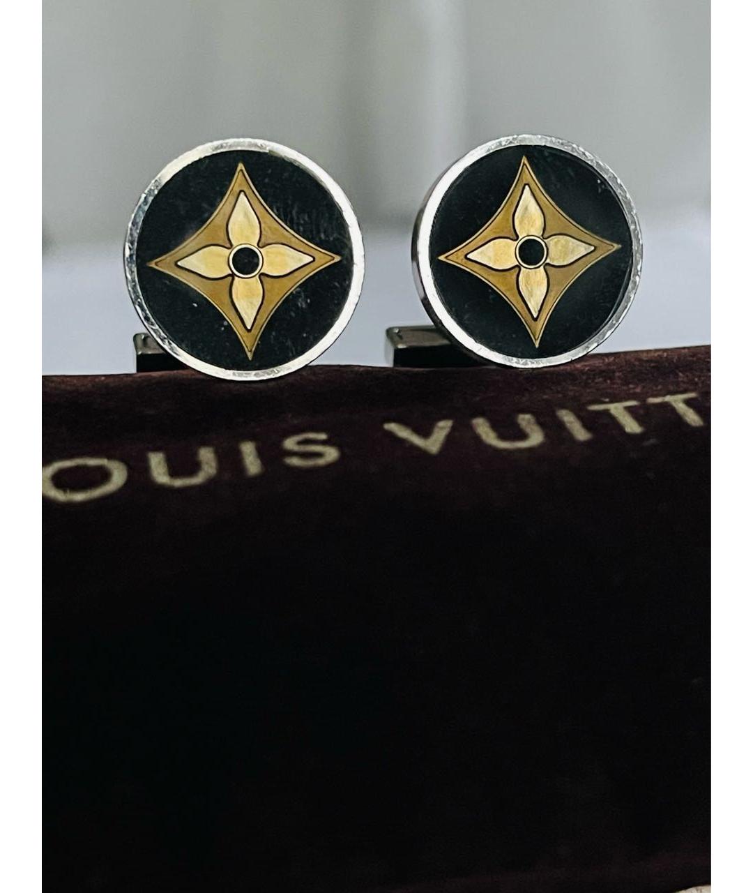 LOUIS VUITTON Серебряные серебряные запонки, фото 2