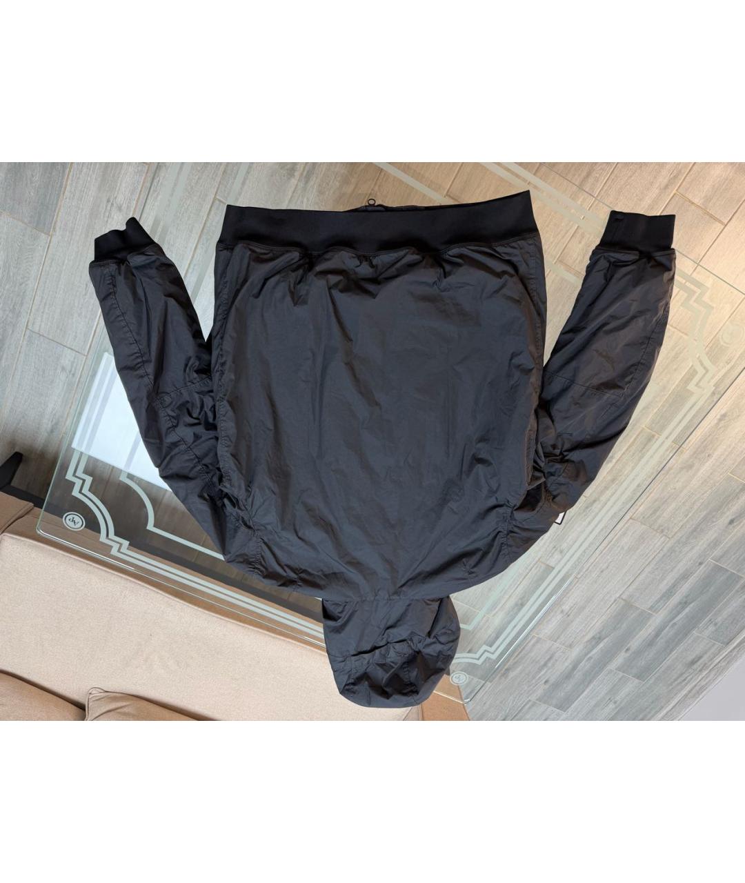 STONE ISLAND Черная нейлоновая куртка, фото 4