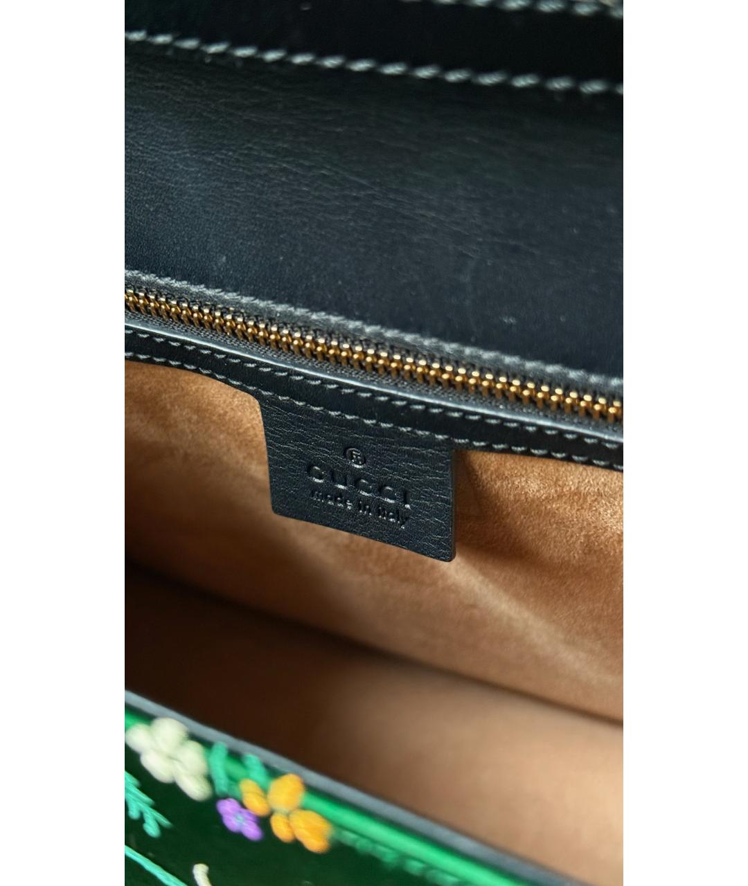GUCCI Зеленая сумка тоут, фото 5