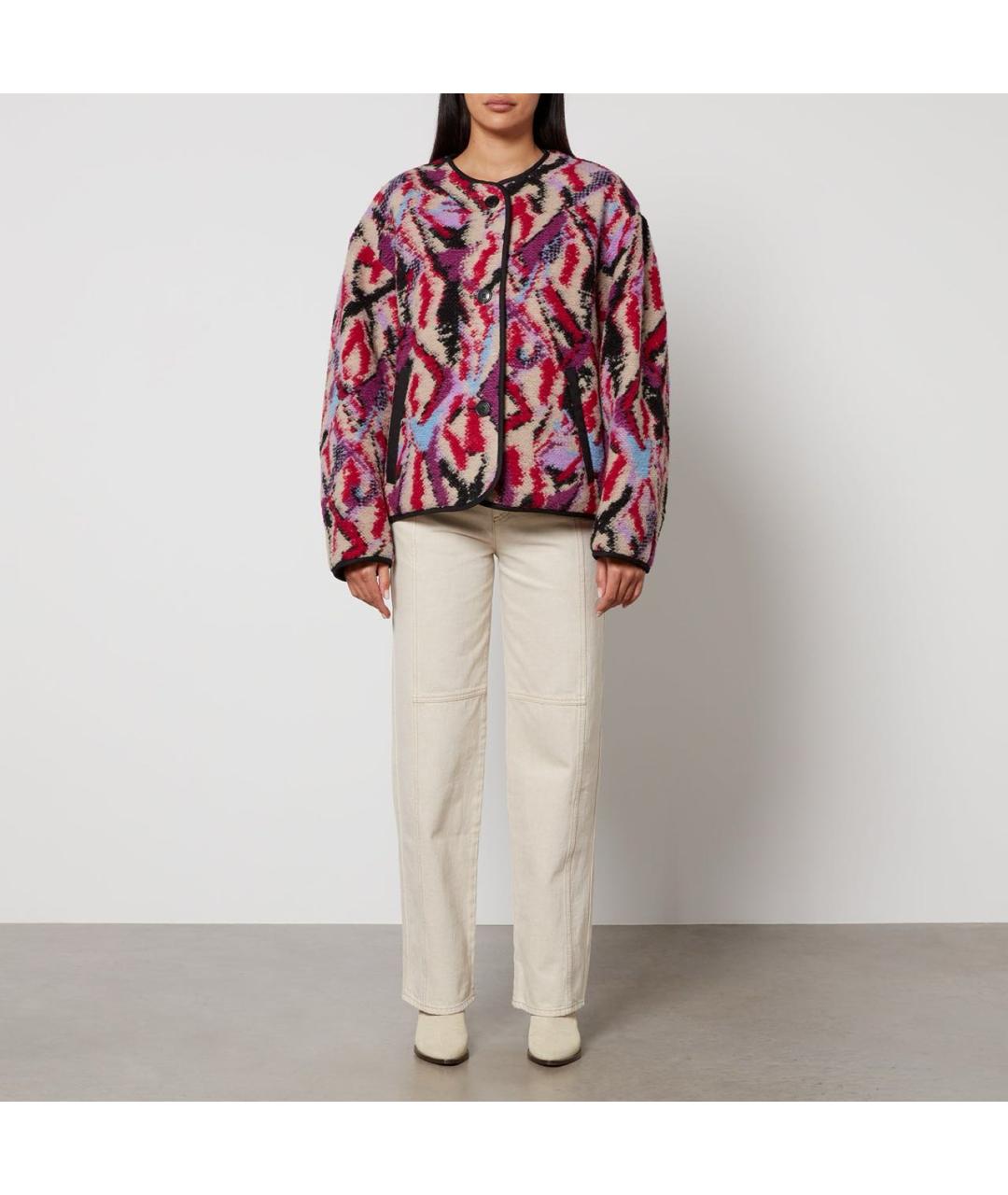 ISABEL MARANT ETOILE Мульти шерстяная куртка, фото 3