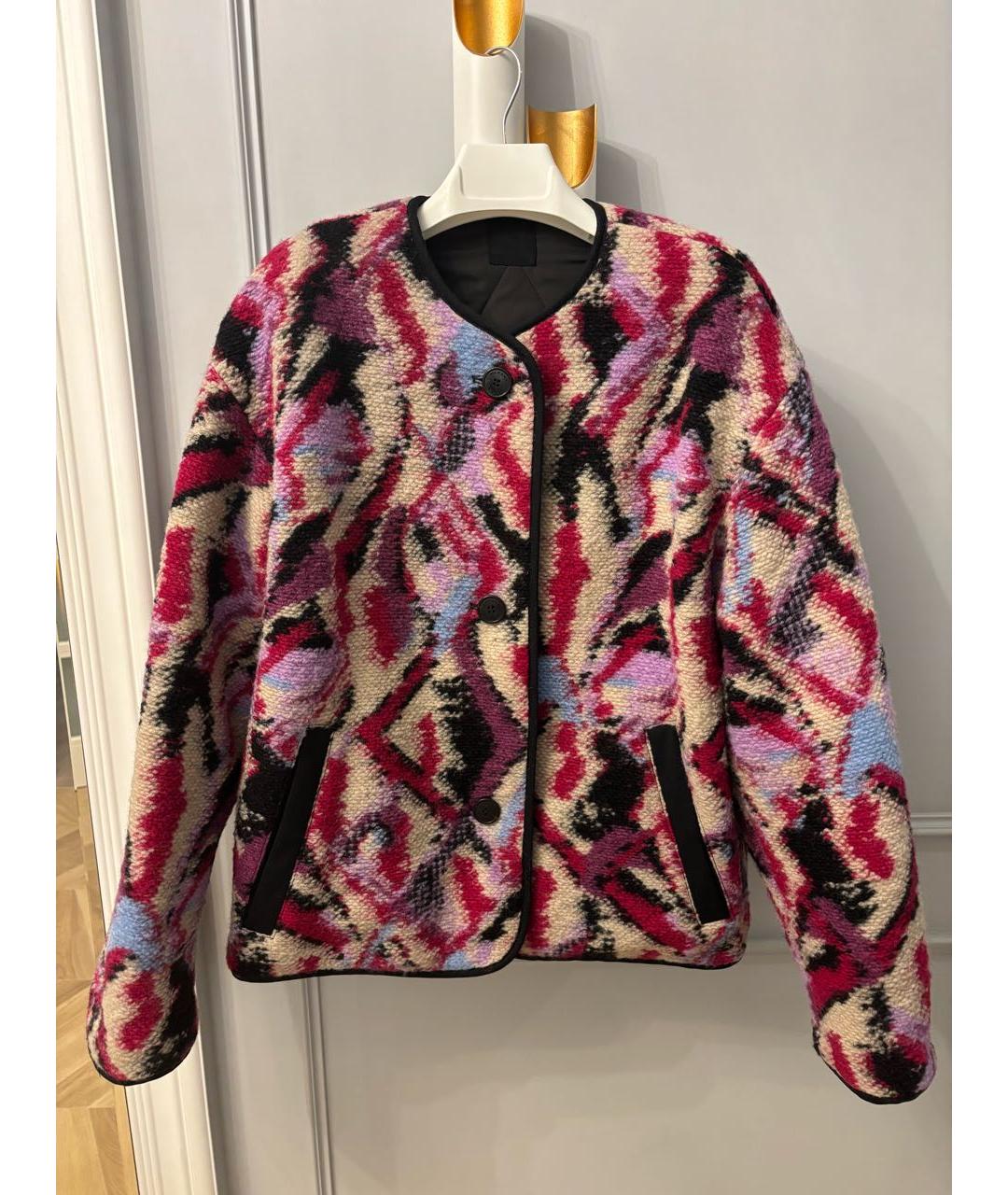 ISABEL MARANT ETOILE Мульти шерстяная куртка, фото 9