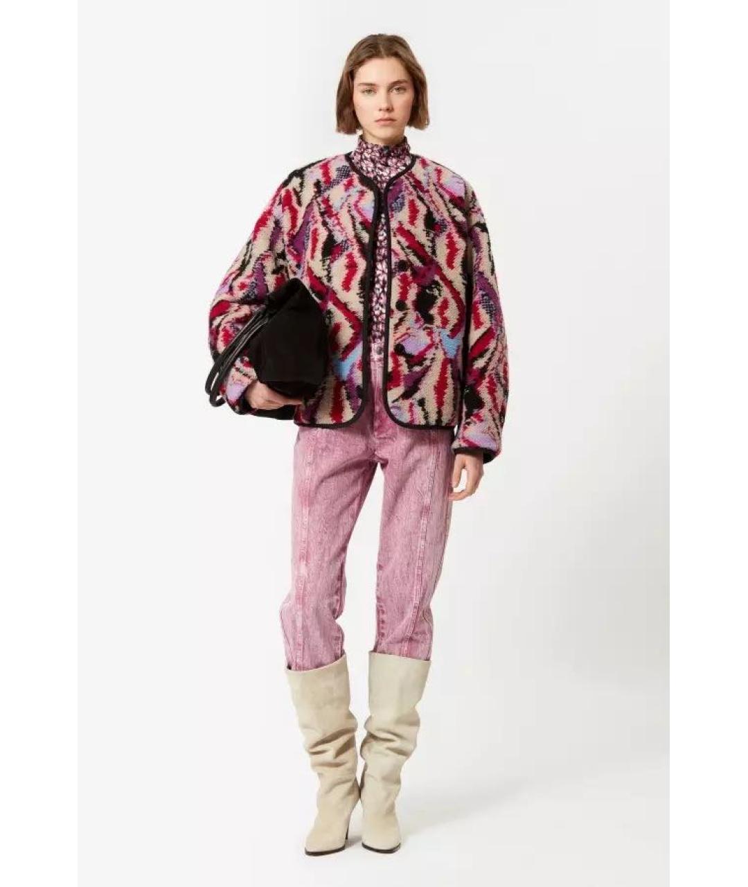 ISABEL MARANT ETOILE Мульти шерстяная куртка, фото 6
