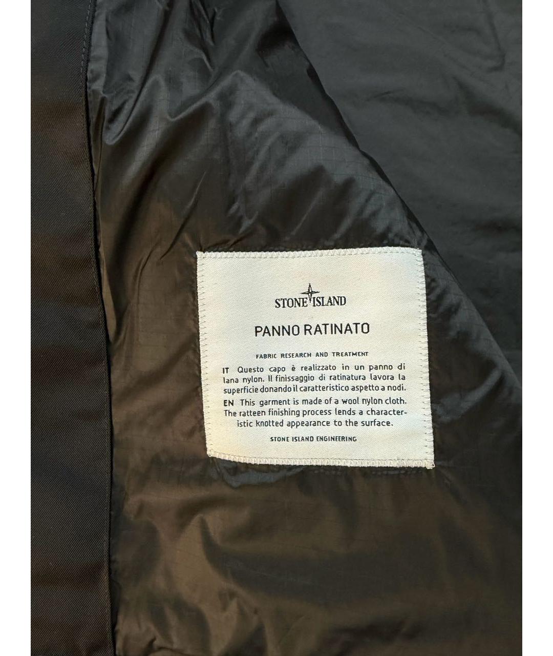 STONE ISLAND Зеленая шерстяная куртка, фото 7
