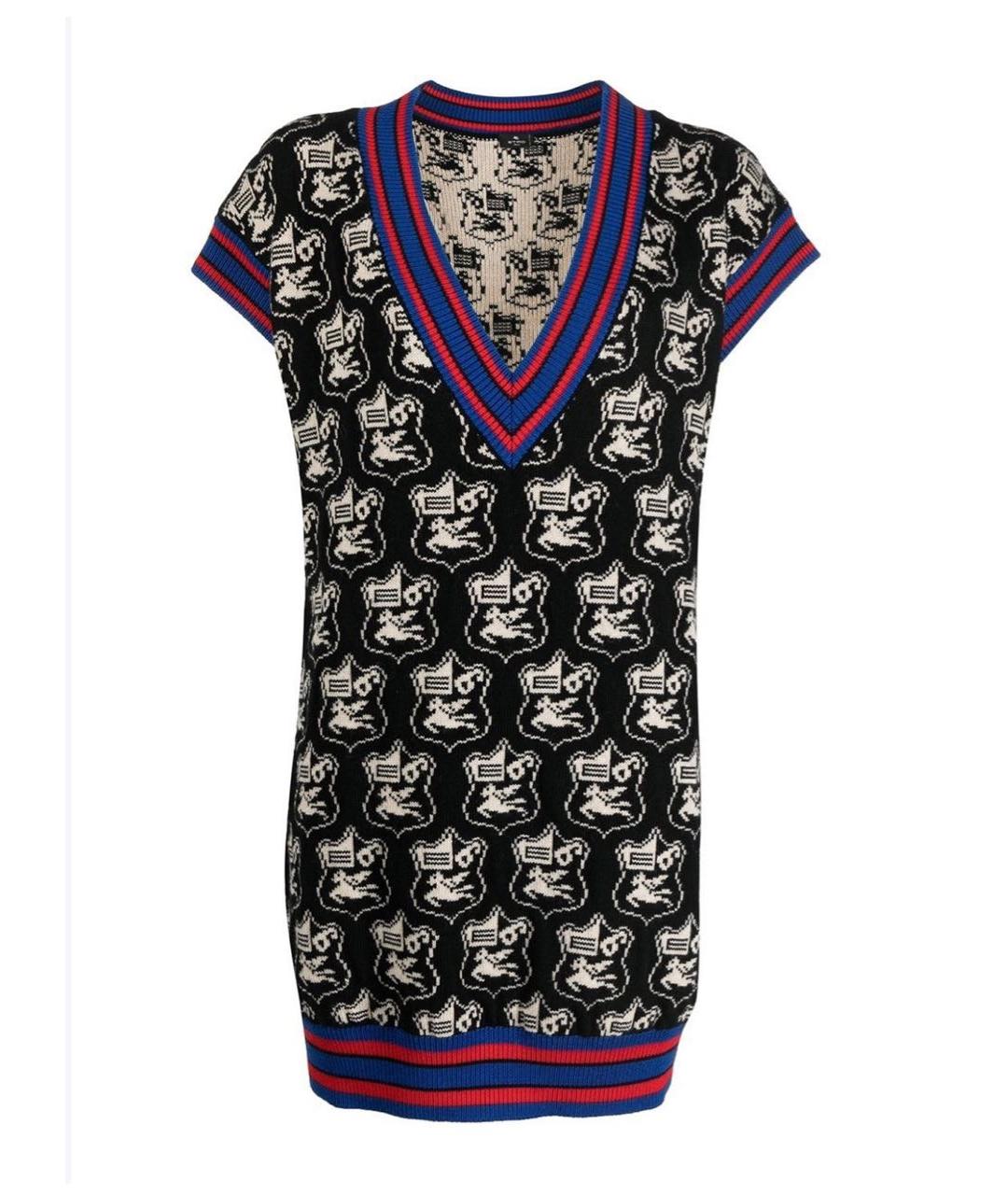 ETRO Мульти шерстяная жилетка, фото 9