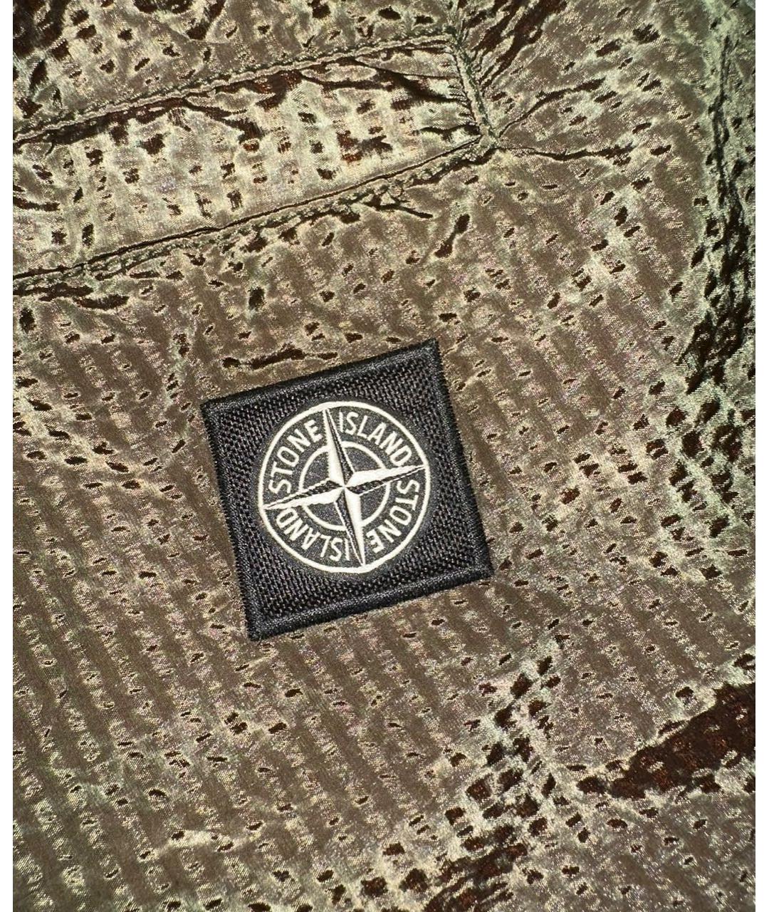 STONE ISLAND Хаки нейлоновые повседневные брюки, фото 4