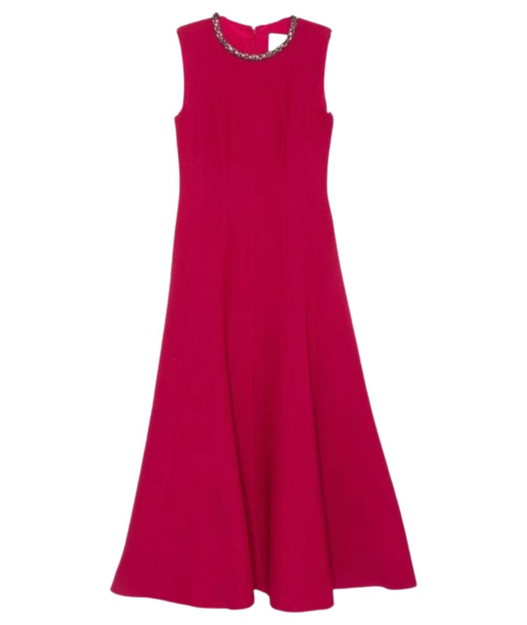 ROLAND MOURET Розовое полиэстеровое платье, фото 1