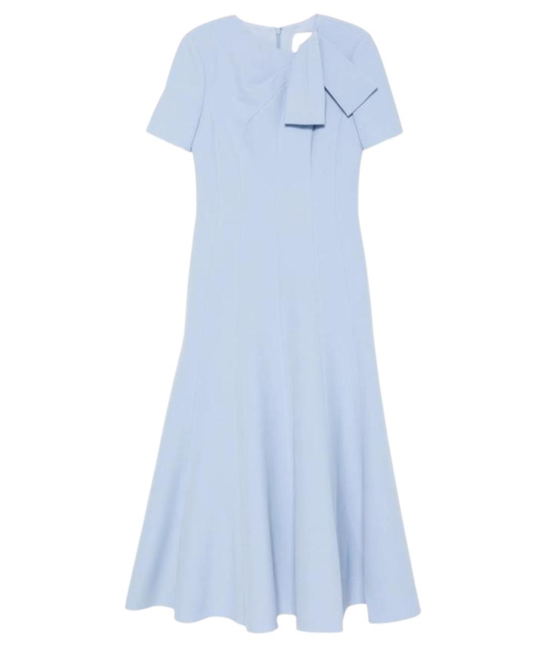 ROLAND MOURET Синее полиэстеровое платье, фото 1
