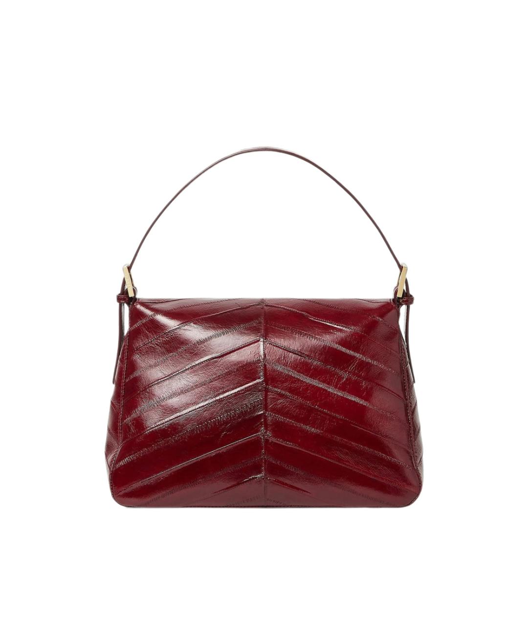 FENDI Бордовая сумка через плечо, фото 3