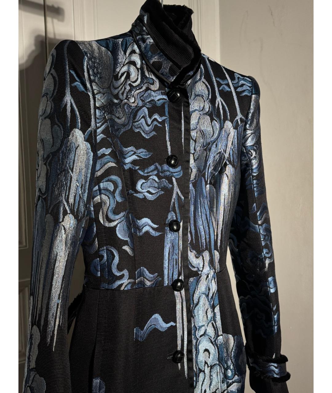 SAINT LAURENT Голубое пальто, фото 8