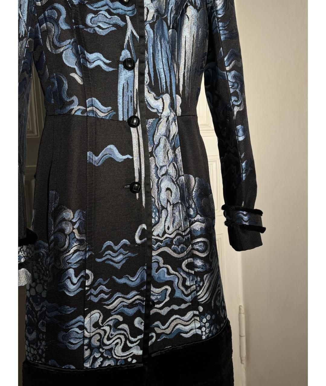 SAINT LAURENT Голубое пальто, фото 7