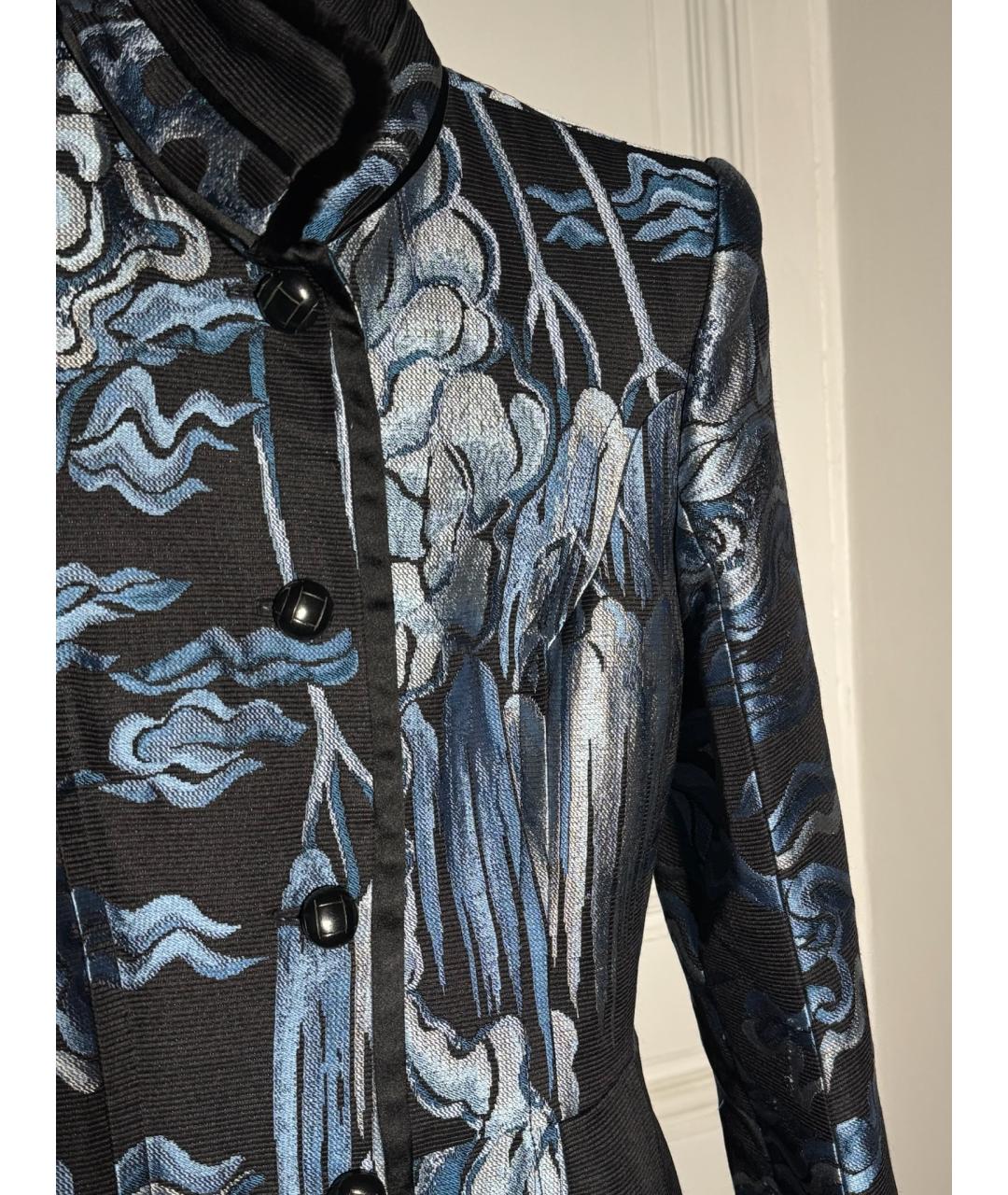 SAINT LAURENT Голубое пальто, фото 5