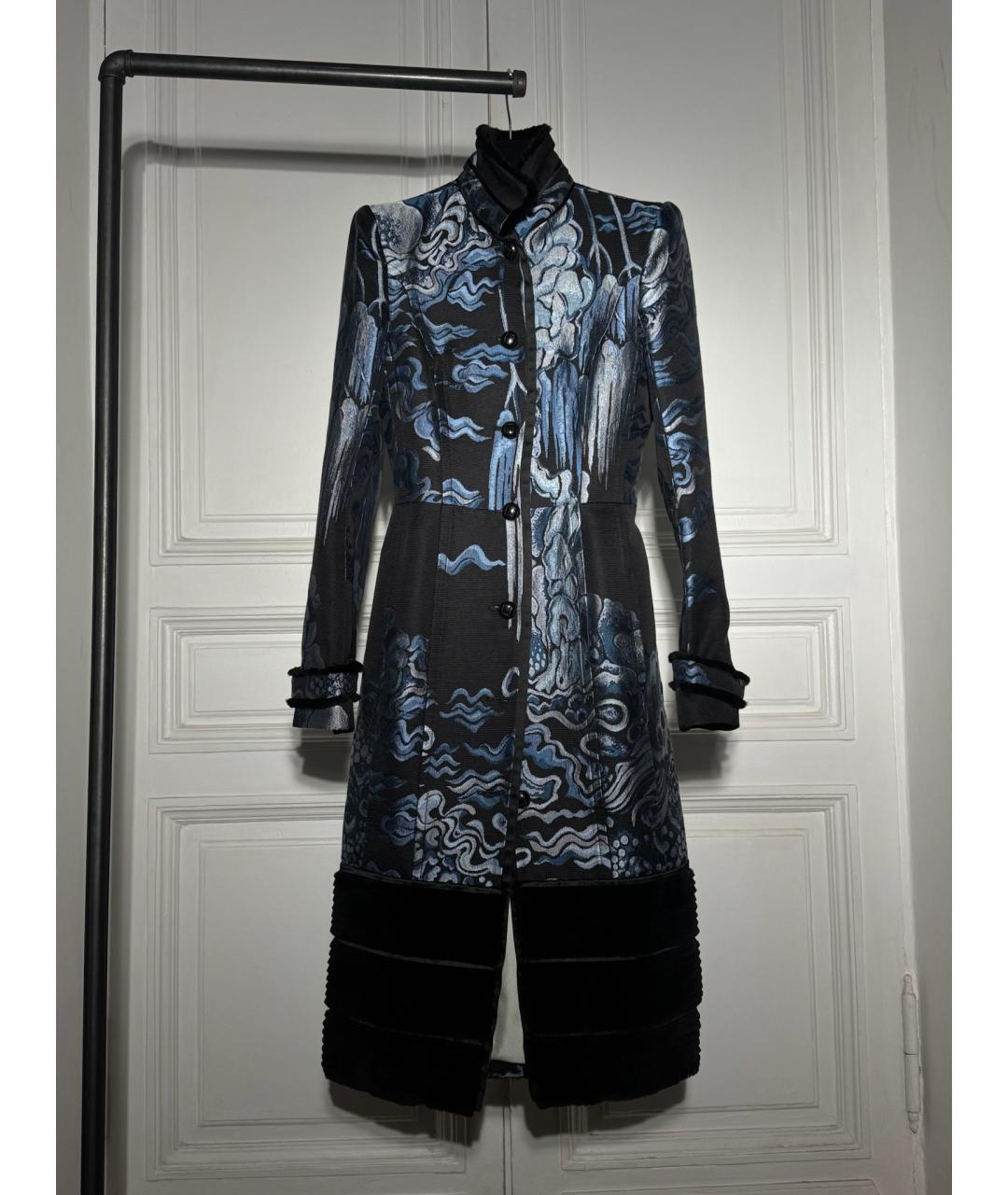 SAINT LAURENT Голубое пальто, фото 11