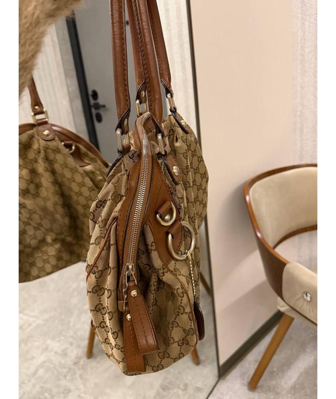 GUCCI Сумка с короткими ручками из лакированной кожи, фото 4