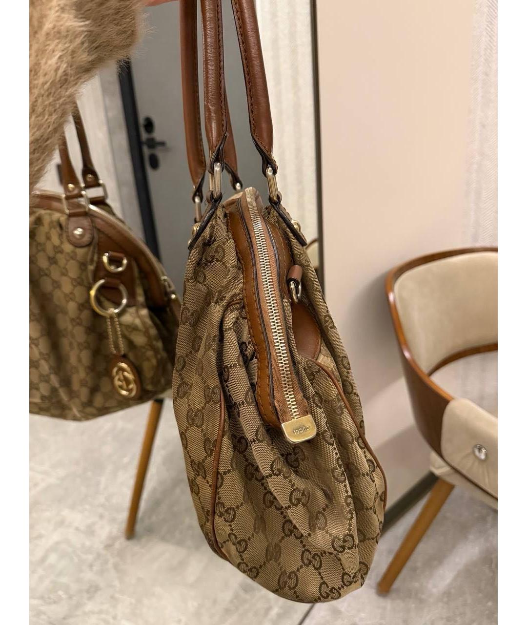 GUCCI Сумка с короткими ручками из лакированной кожи, фото 3