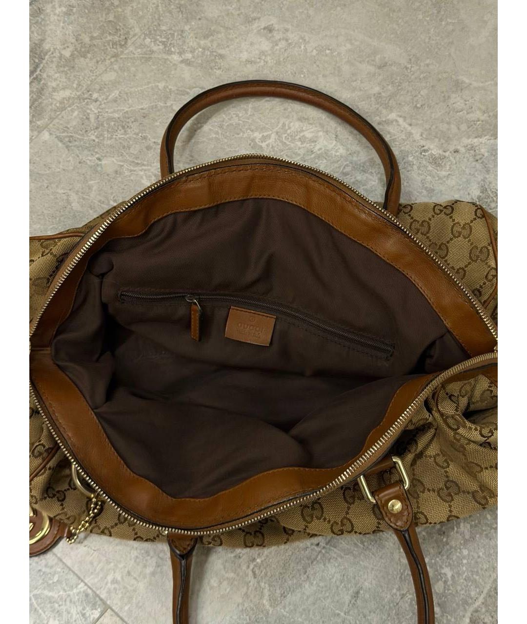 GUCCI Сумка с короткими ручками из лакированной кожи, фото 6