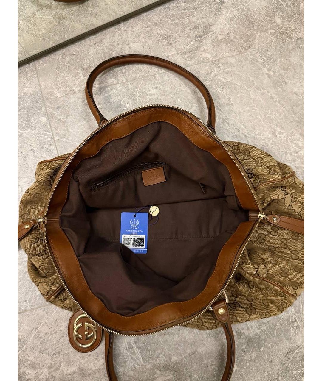 GUCCI Сумка с короткими ручками из лакированной кожи, фото 8