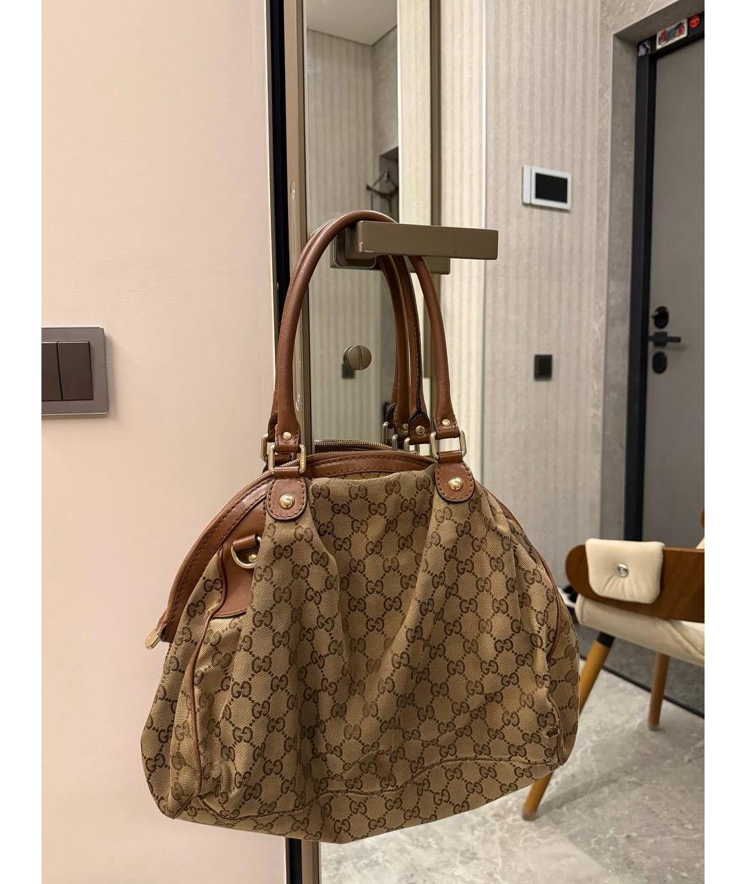 GUCCI Сумка с короткими ручками из лакированной кожи, фото 2