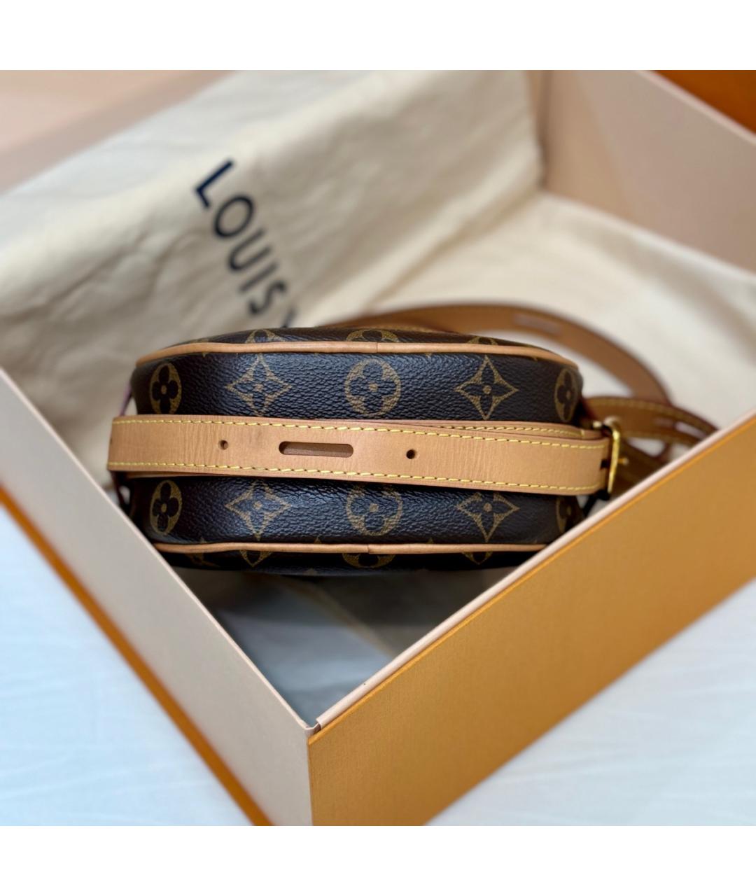 LOUIS VUITTON Коричневая сумка через плечо из канвы, фото 5