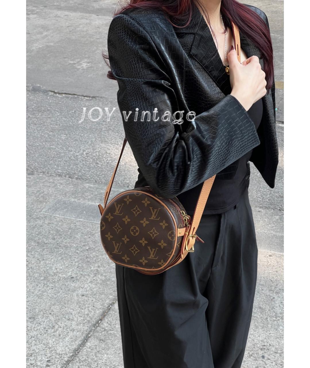 LOUIS VUITTON Коричневая сумка через плечо из канвы, фото 2
