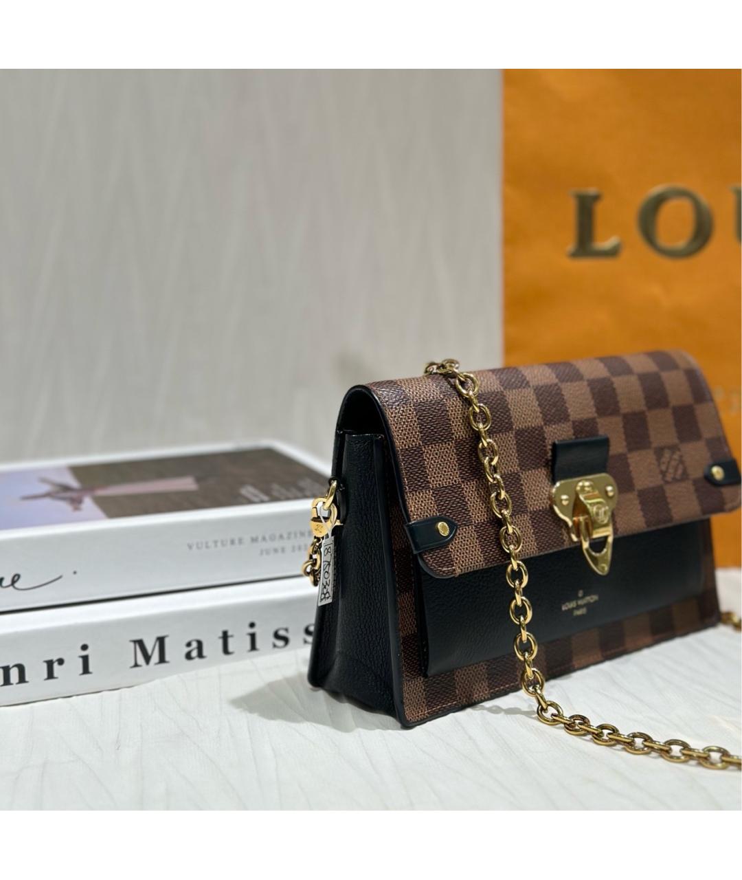 LOUIS VUITTON Коричневая сумка через плечо из канвы, фото 2