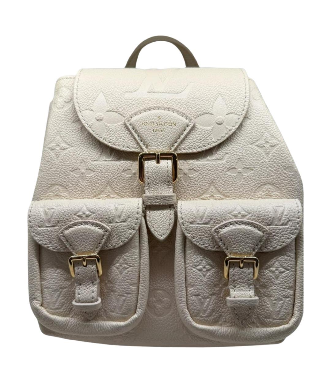 LOUIS VUITTON Бежевый кожаный рюкзак, фото 1