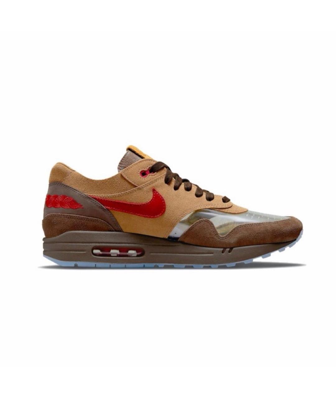 NIKE Мульти кожаные низкие кроссовки / кеды, фото 5