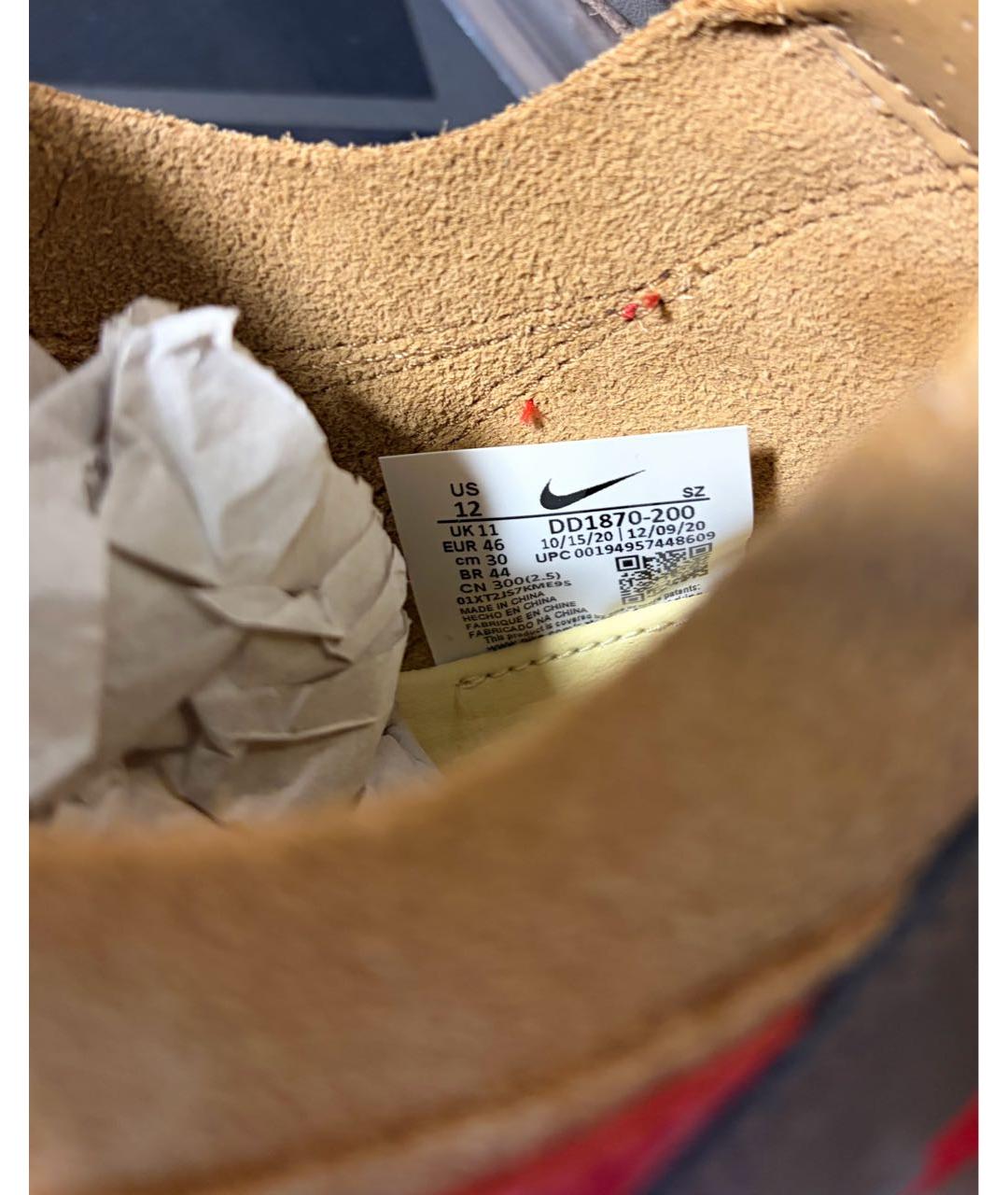 NIKE Мульти кожаные низкие кроссовки / кеды, фото 4