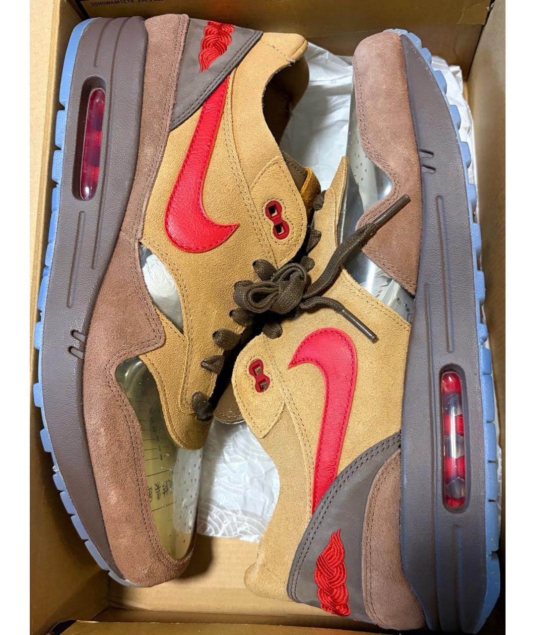 NIKE Мульти кожаные низкие кроссовки / кеды, фото 3