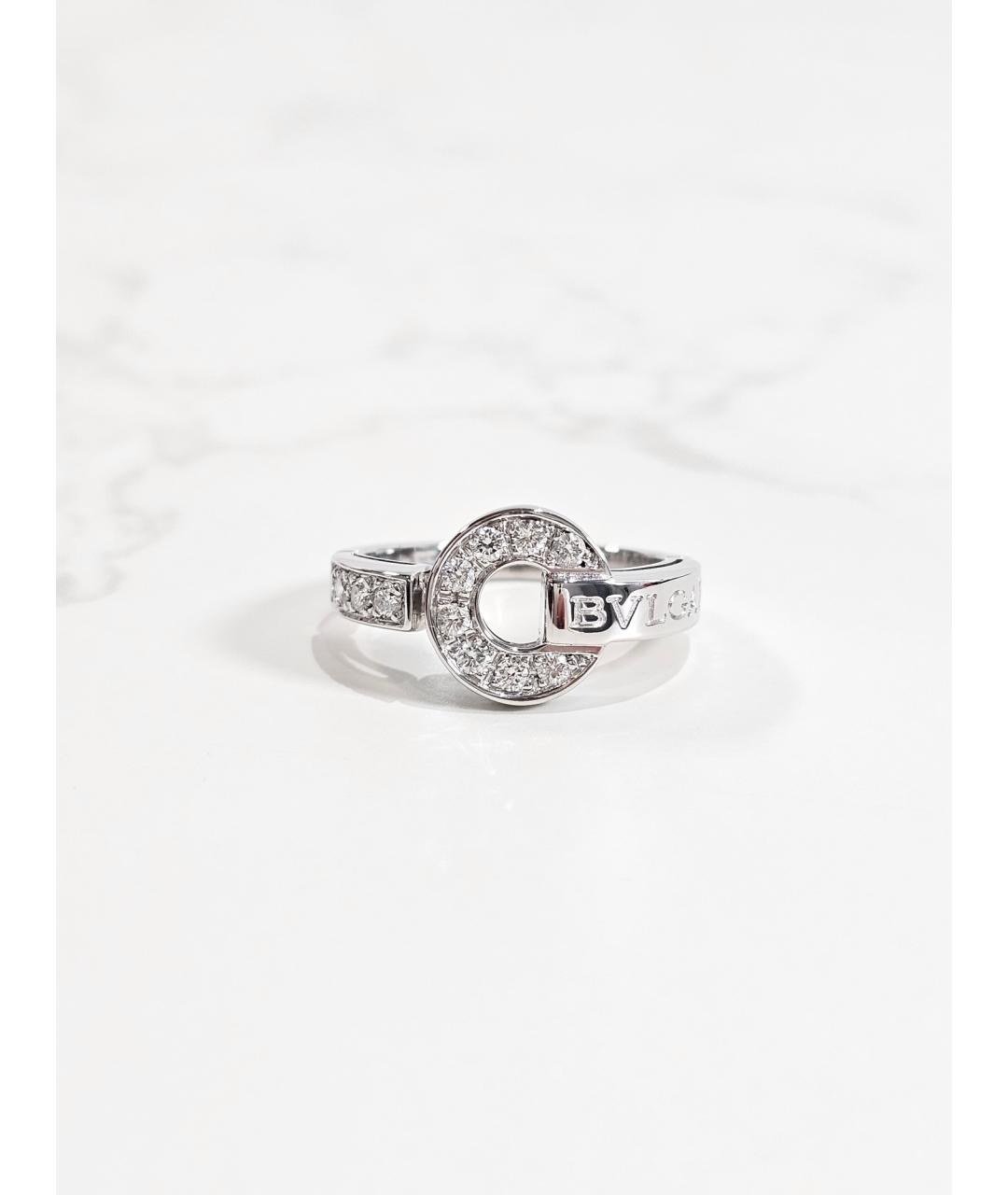 BVLGARI Серебряное кольцо из белого золота, фото 3