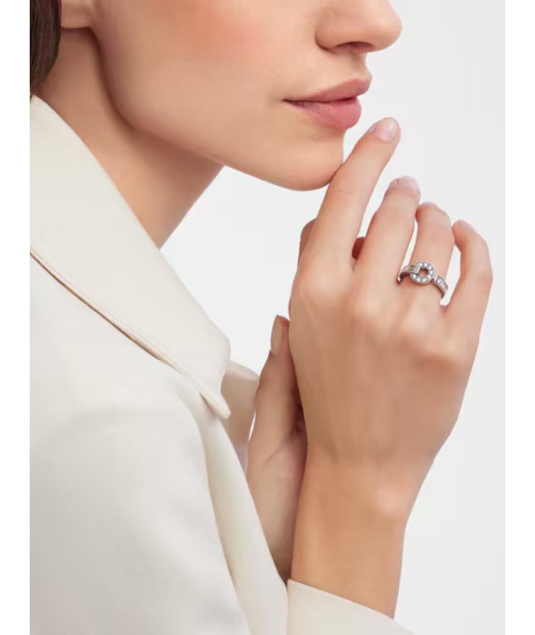 BVLGARI Серебряное кольцо из белого золота, фото 2