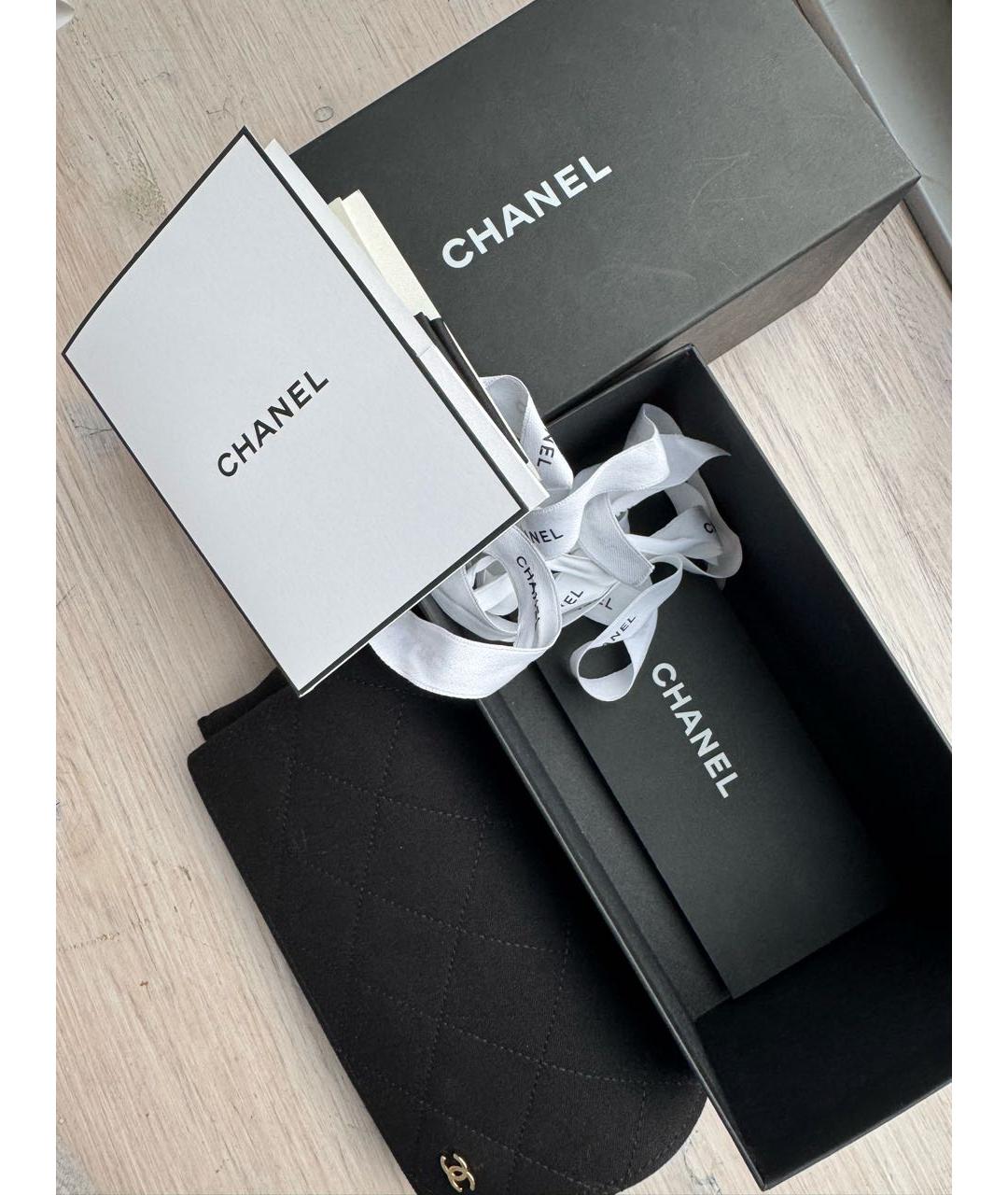 CHANEL Черные пластиковые солнцезащитные очки, фото 4