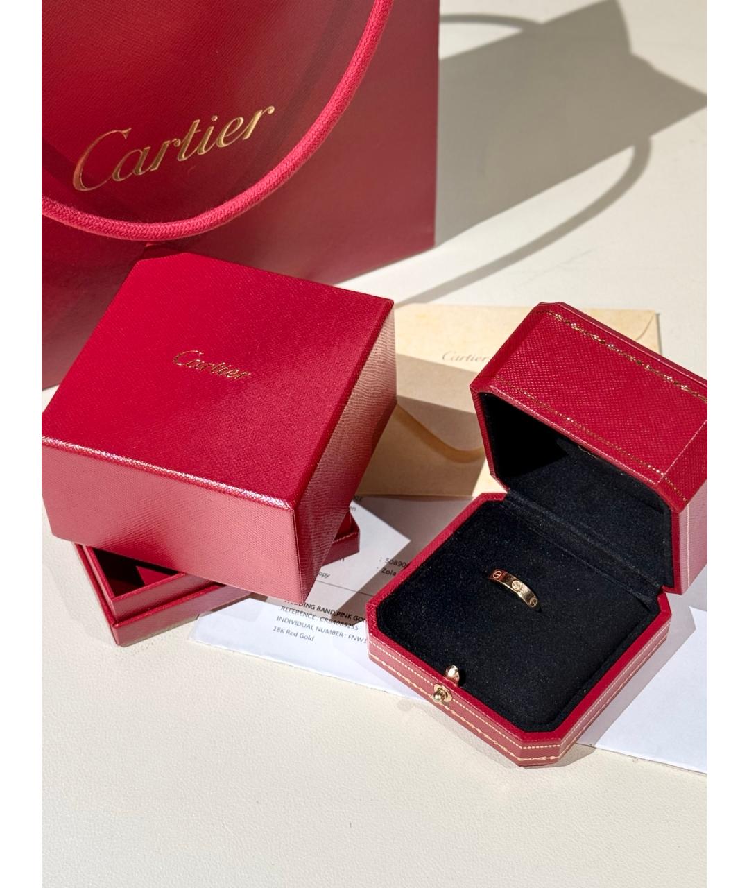 CARTIER Золотое кольцо из розового золота, фото 2