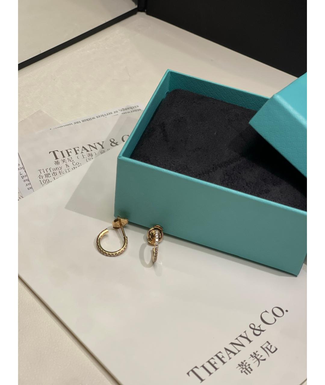 TIFFANY&CO Золотые серьги из розового золота, фото 5