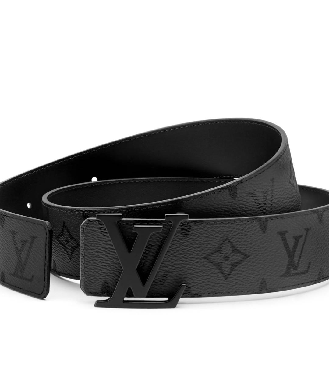 LOUIS VUITTON Черный ремень, фото 2