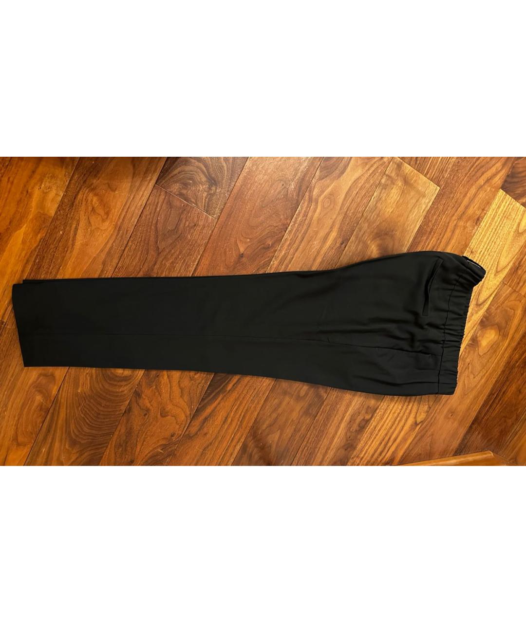BRUNELLO CUCINELLI Темно-синие шерстяные брюки узкие, фото 4