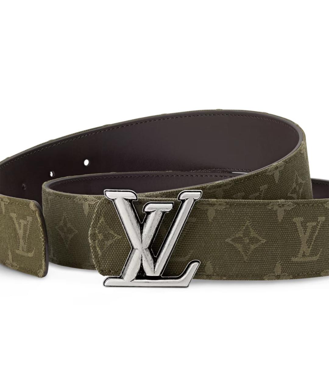 LOUIS VUITTON Хаки ремень, фото 2