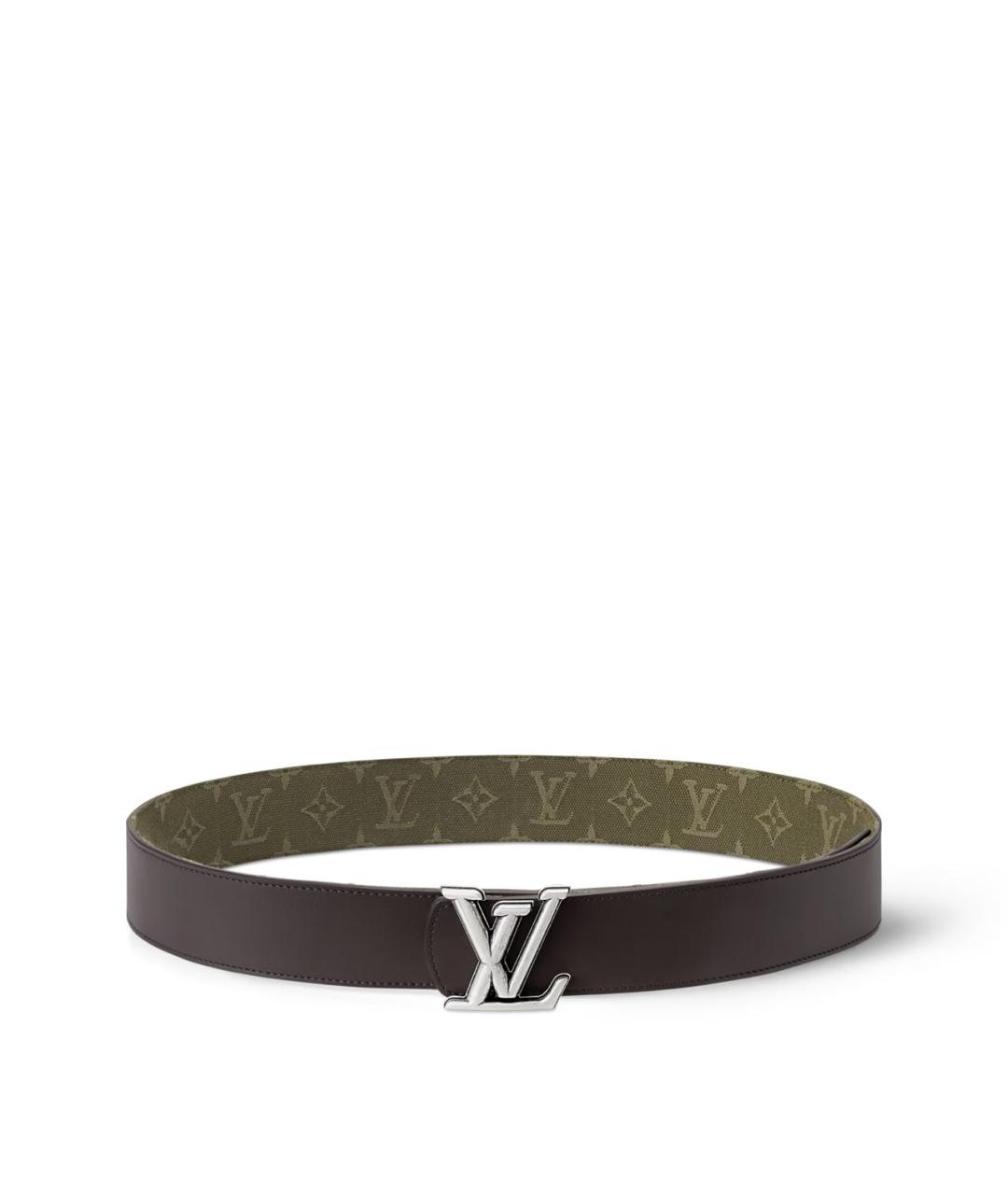 LOUIS VUITTON Хаки ремень, фото 3