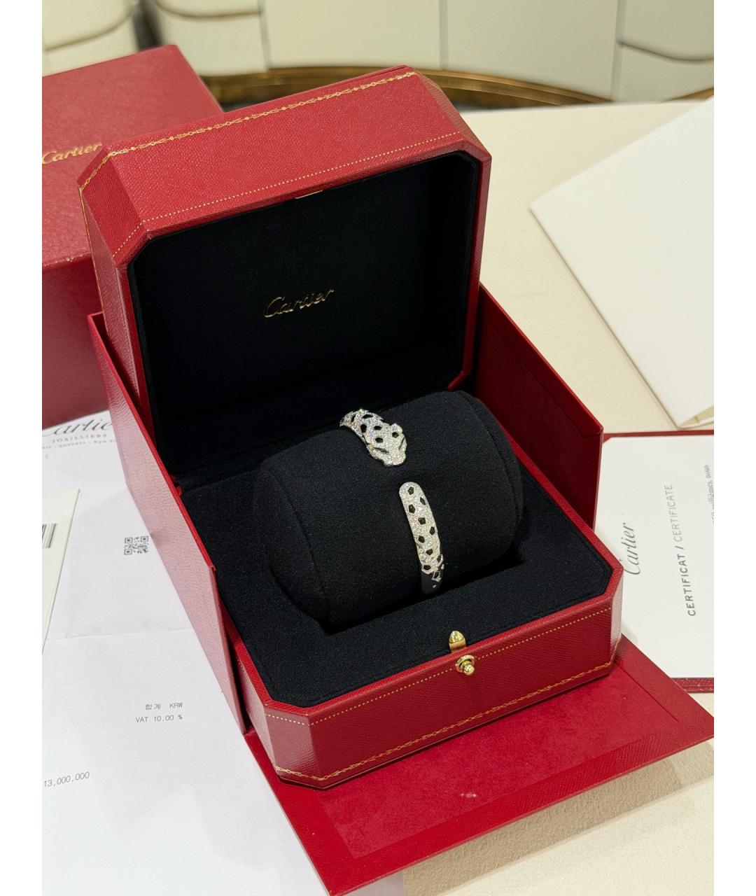 CARTIER Серебряный браслет из белого золота, фото 5