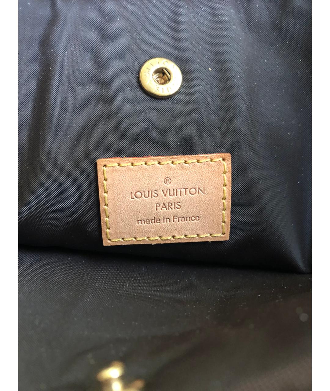 LOUIS VUITTON Коричневая дорожная/спортивная сумка из канвы, фото 4