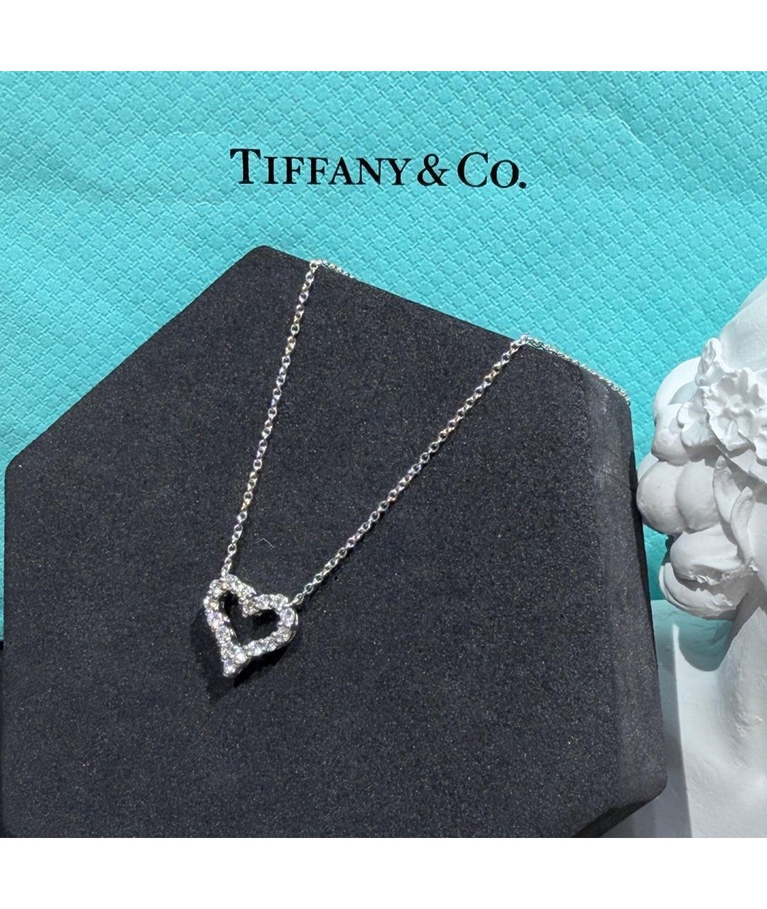 TIFFANY&CO Серебряное платиновое колье, фото 4