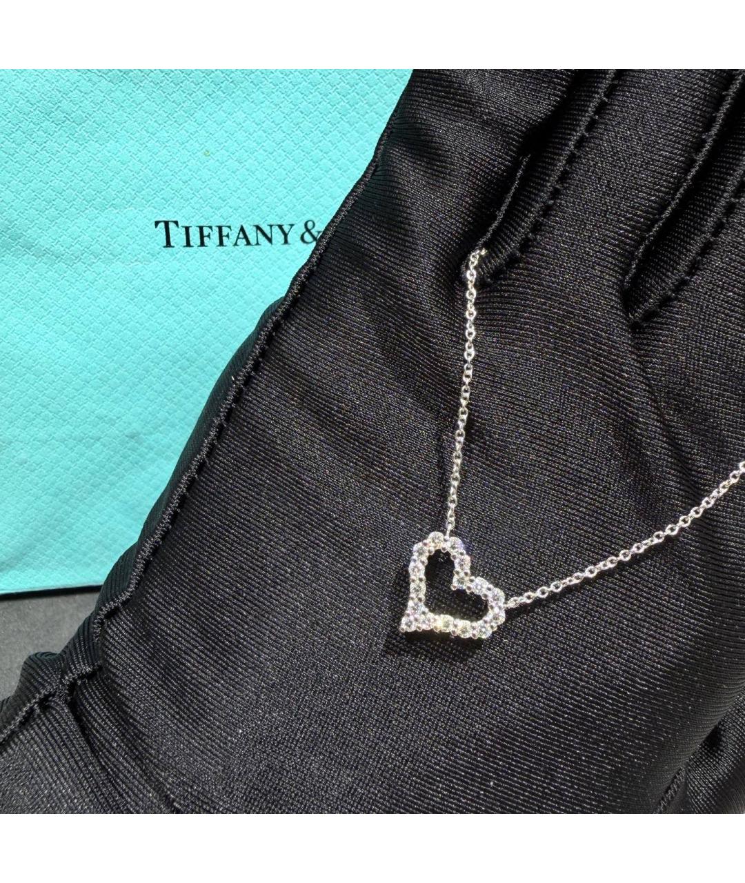 TIFFANY&CO Серебряное платиновое колье, фото 3