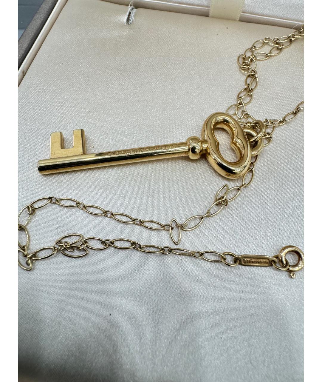 TIFFANY&CO Золотое колье из желтого золота, фото 4