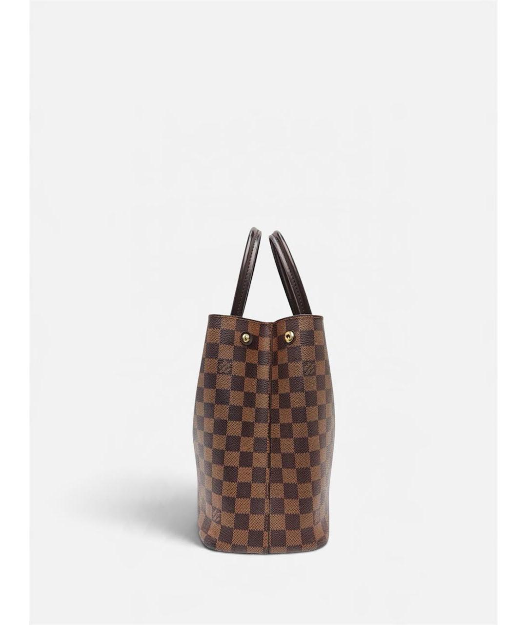 LOUIS VUITTON Коричневая сумка тоут из канвы, фото 2