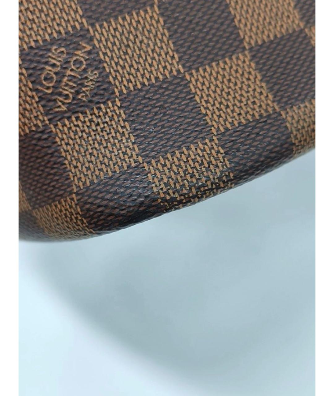 LOUIS VUITTON Коричневая сумка тоут из канвы, фото 8