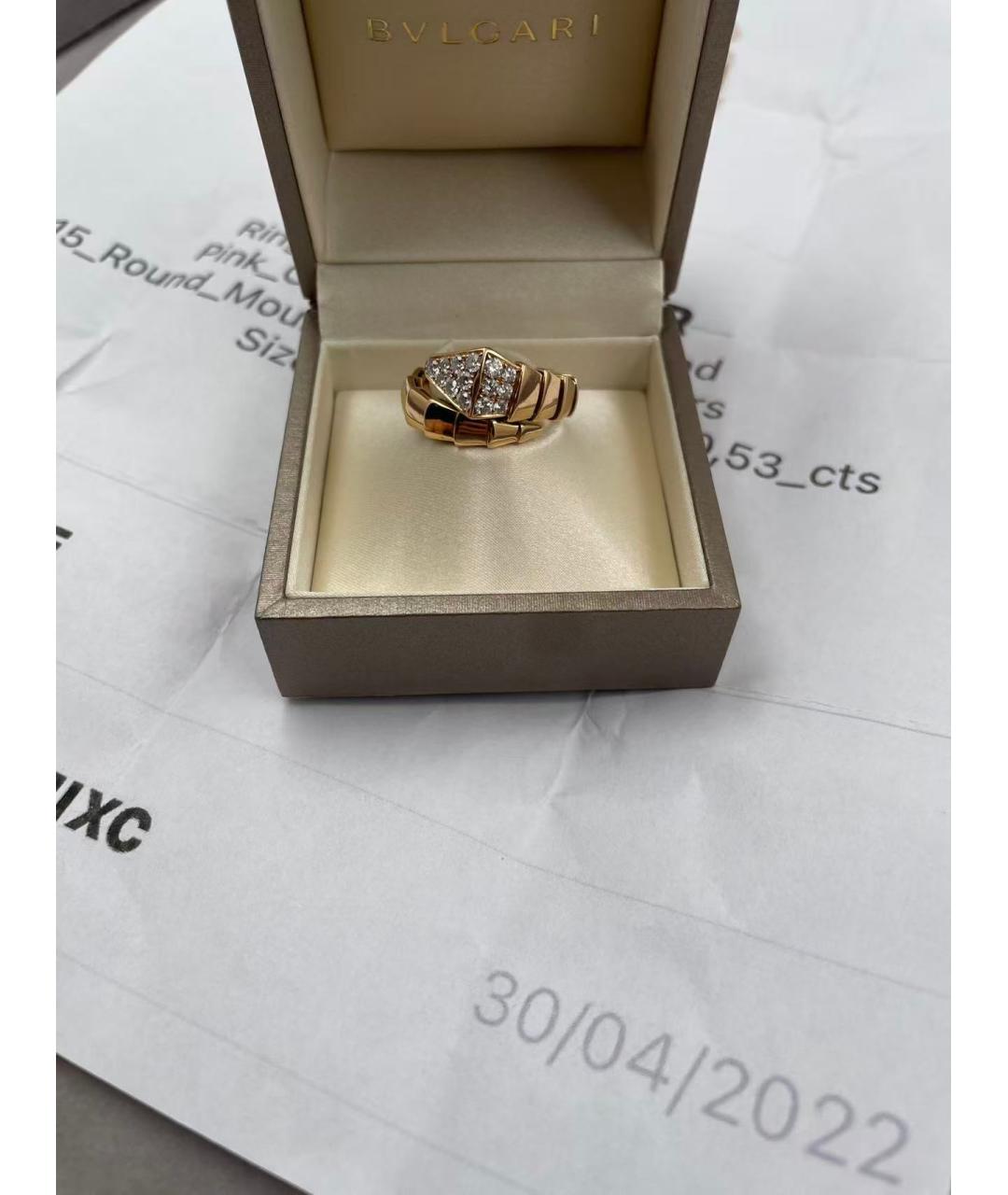 BVLGARI Золотое кольцо из розового золота, фото 8